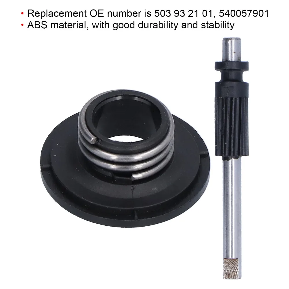 2PCS Black Oil Pump Kit ABS Compact Piston Plunger Set Easy to Install for Husqvarna 435 440E 445 450E 340 345 350 view 5