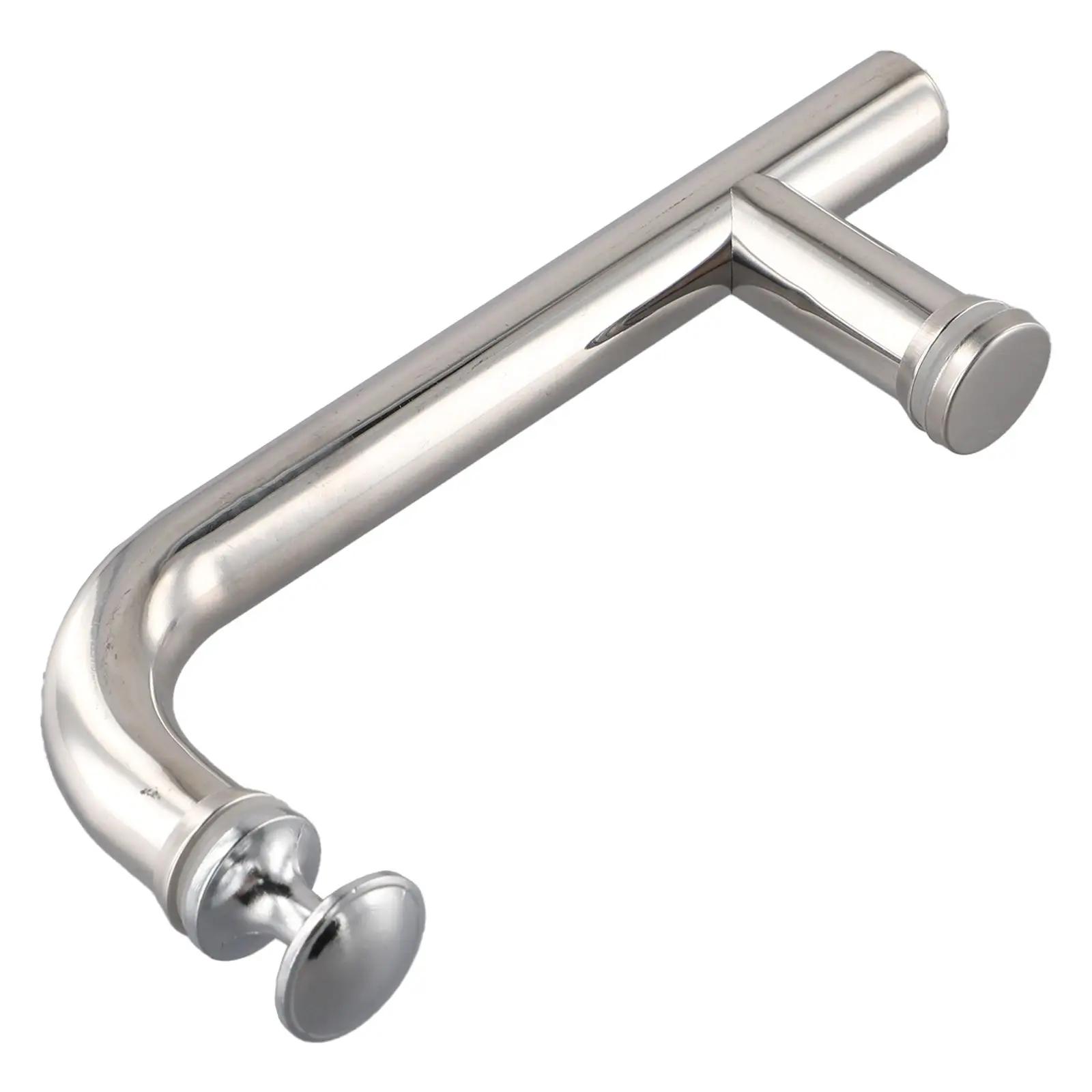 

Bathroom Sliding Door Handle Glass Door Pull Wear And Tear Resistant Brushed Finish Easy Installation Long-lasting