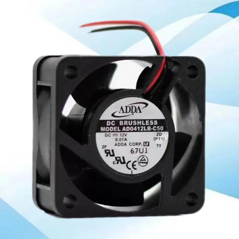 AD0412LB-C50 냉각 선풍기, AD0412LB C50, 12V, 0.07a, 4020, 4cm