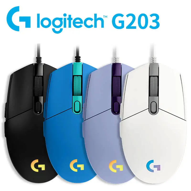 

Мышь серии Logitech G203, игровая мышь для киберспорта, несколько моделей, эффективная офисная мышь G304/G102/MX Anywhere 3S/M750/M650