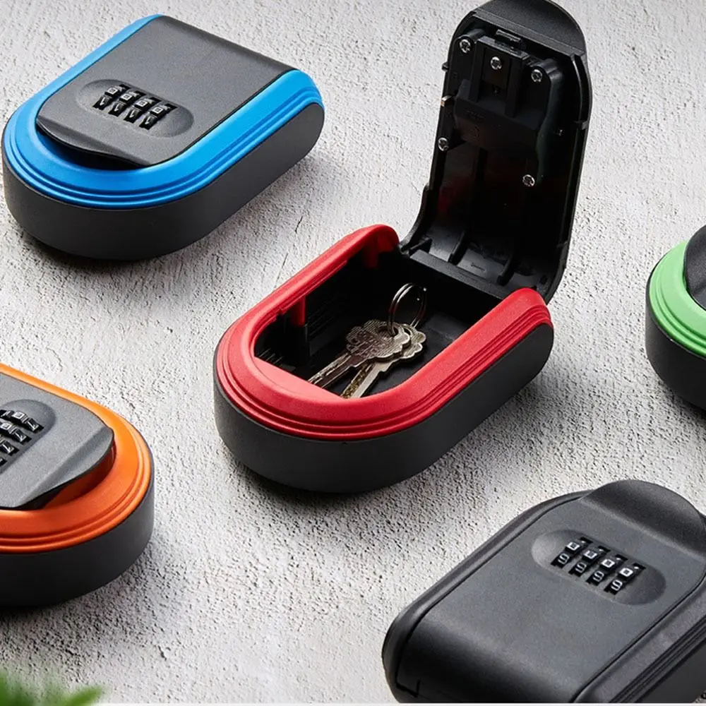 Durable Password Key Storage Secret Box Smart New Security Code Lock Outdoor 4 Digit Wall Mount Key Organizer Office