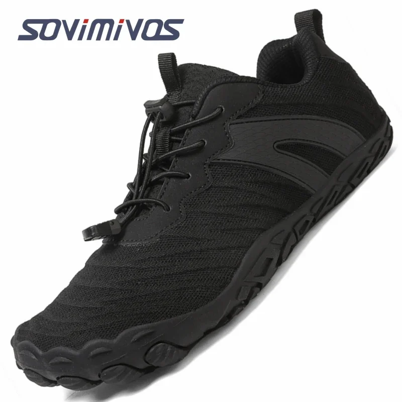 

Men's Trail Running Shoes, Lightweight Athletic Zero Drop Barefoot Shoes Non Slip Outdoor Walking Minimalist Shoes for Women