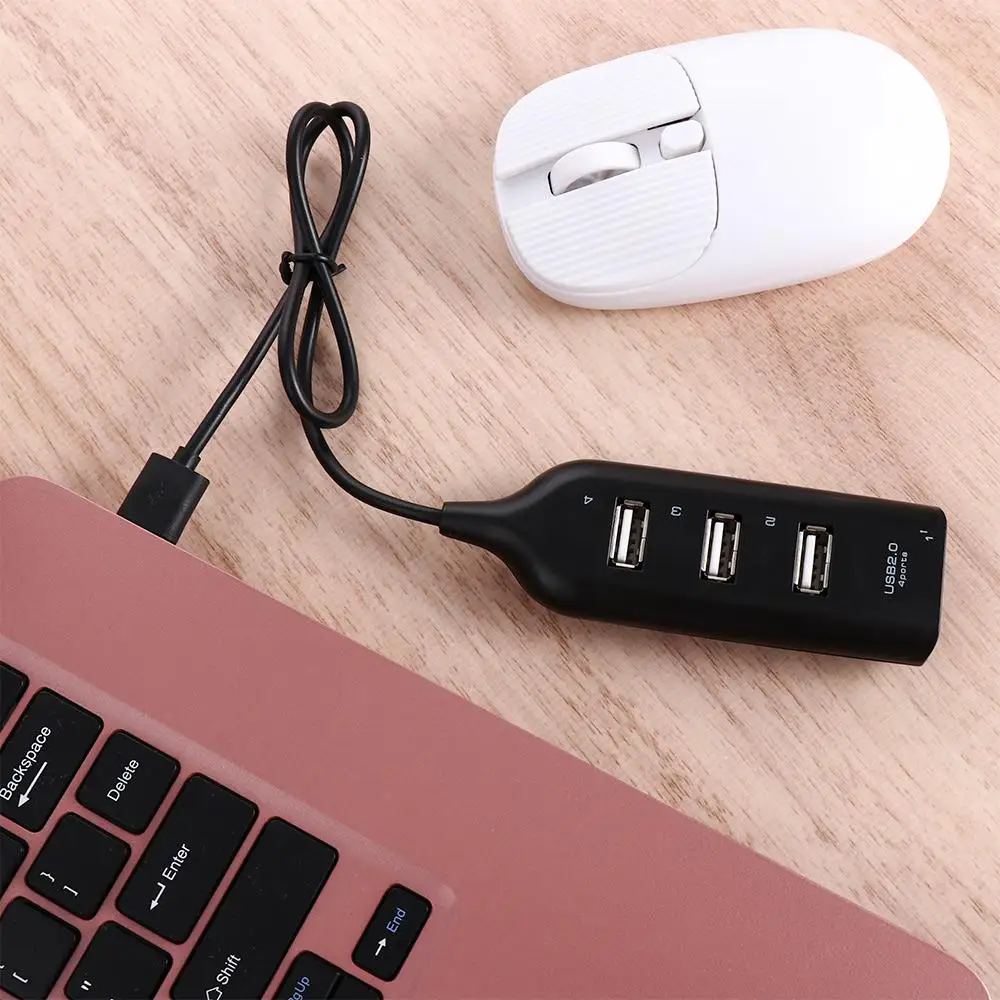 

Hub Adapter Notebook Receiver USB Splitter Peripherals Accessories USB Hub 4 Port USB 2.0 Hub Power Adapter Multiple Expander