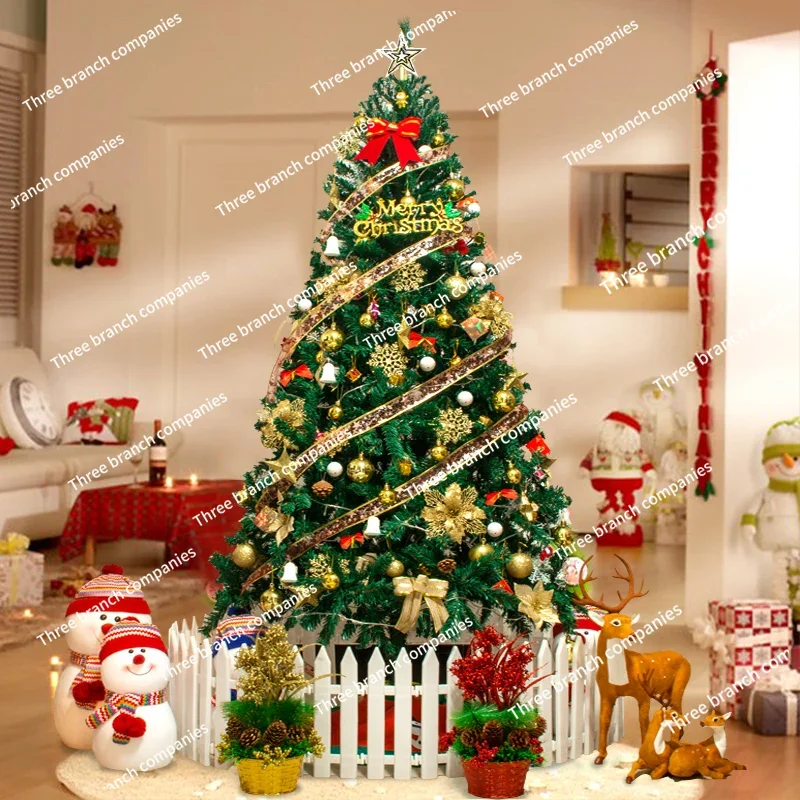 Christmas Tree 1.5/1 8/2.1/3/4 Meters Home Package Encrypted Luminous Luxury 2024 New DIY Ornament