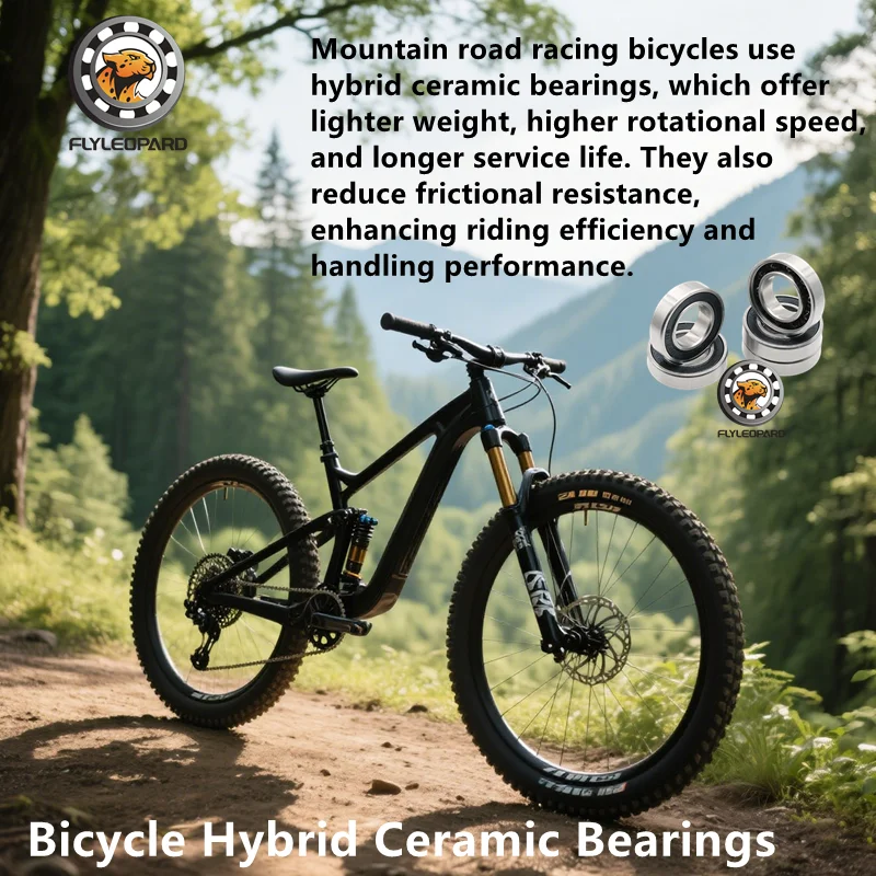 

1PCS 6000RS CB 10x26x8mm ABEC-7 Hybrid Ceramic Bearing for Bicycle Bottom Brackets Spares