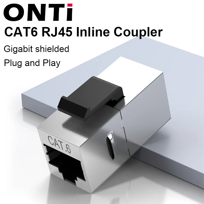 

CAT6 Keystone Jack Coupler Shielded RJ45 Connector STP In-line Keystone Module Adapter Couplers
