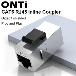 CAT6 Keystone Jack Coupler Shielded RJ45 Connector STP In-line Keystone Module Adapter Couplers