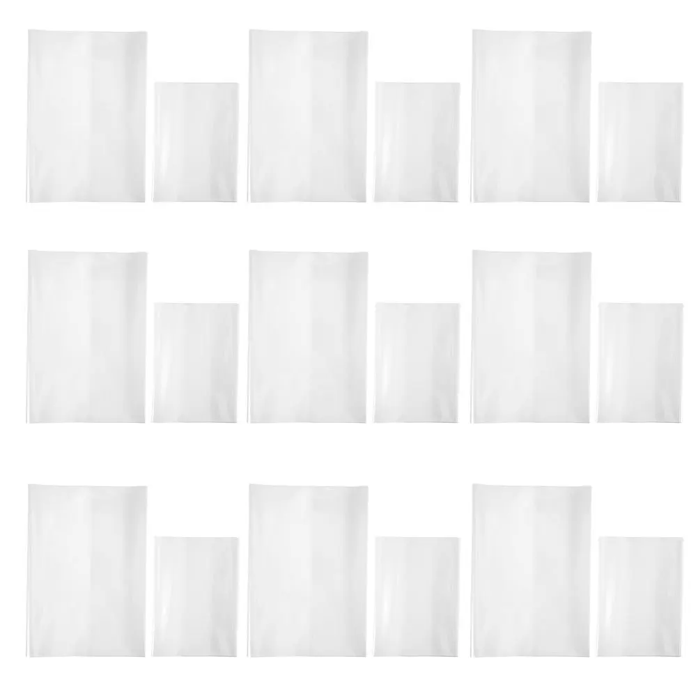 40Pcs Clear Book Cover Protector Transparent Plastic Covers for Books Textbooks Waterproof Book Sleeve for School Use