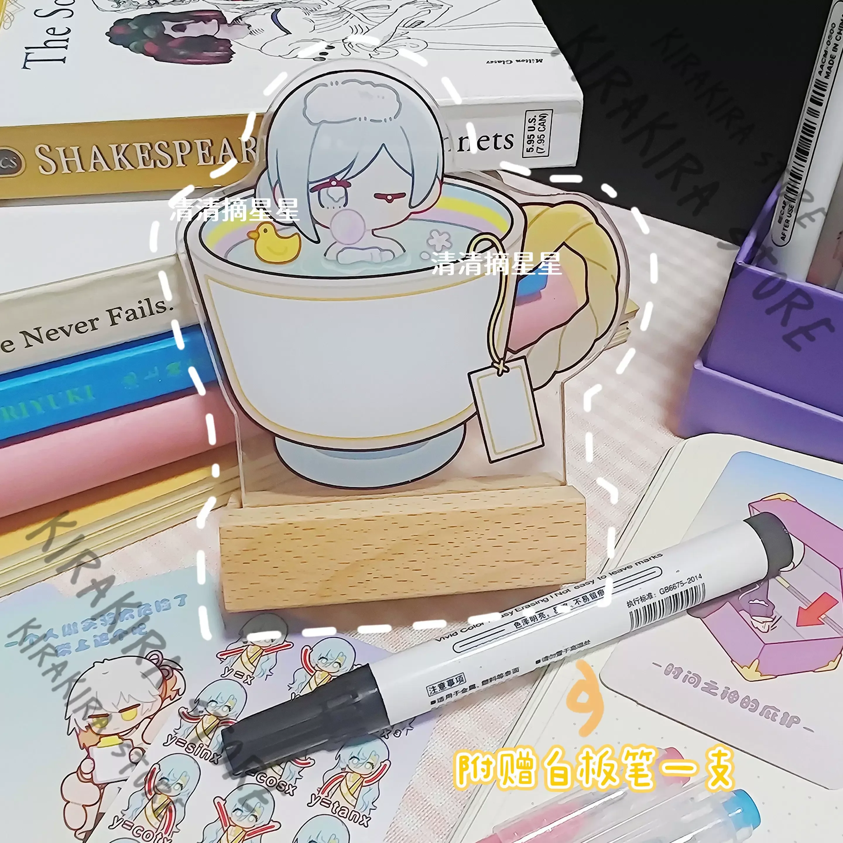 

Reverse:1999 Vertin 5mm Thick Acrylic Memo Board Standing Sign Erasable Ornaments Cosplay Collection Cuteness Desktop Decor