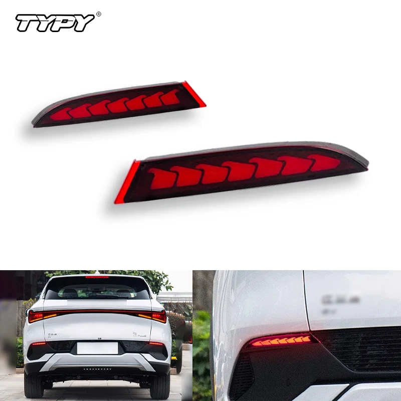 

TYPY светодиодный задний бампер для BYD YUAN PLUS 2022-2024 Plug&Play с функциями 3-в-1, задний ходовой фонарь + тормоз + указатель поворота