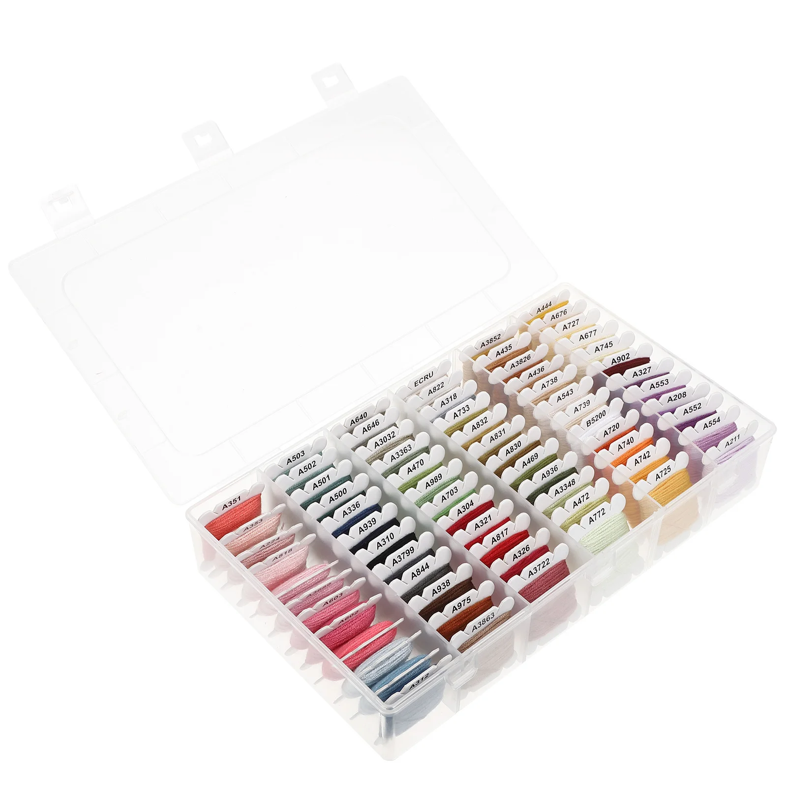 

1 Box Embroidery Thread 72 Colors DIY Cross Stitch Accessories Sewing Craft Supplies Durable Embroidery Thread