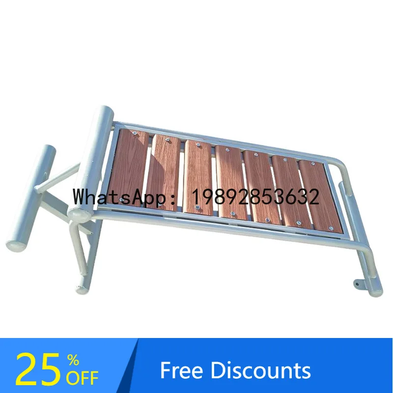 

YFY Single Person Abdominal Muscle Board Manufacturer Wholesale Outdoor Fitness Path Equipment Park Square Plastic Wood