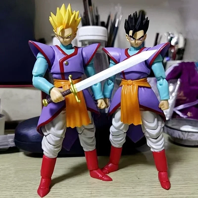

In Stock Dragon Ball Anime Figures Kaioshin Son Gohan Action Figure Supreme Kai God of Creation Shf Pvc Model