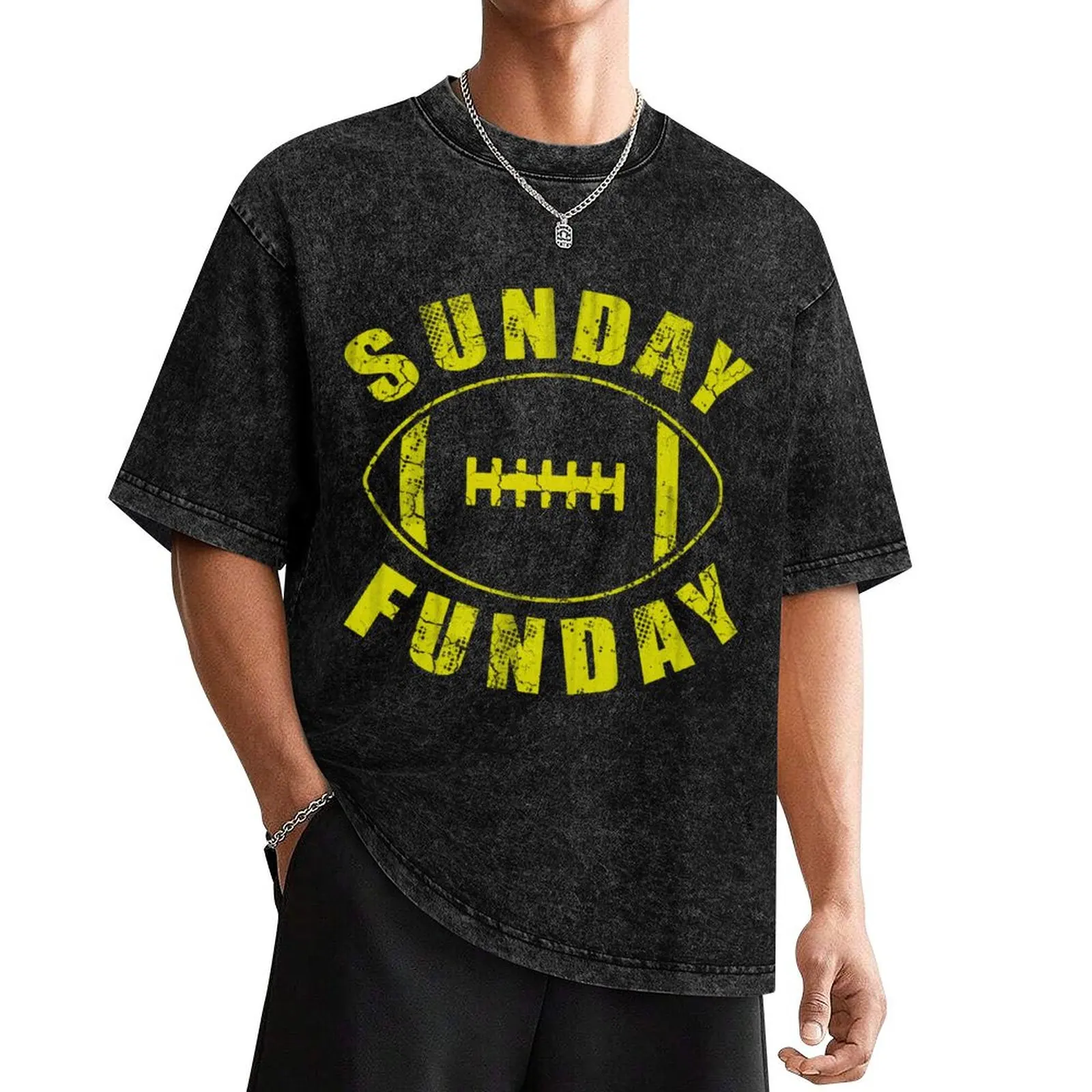 Sunday Funday Football T-Shirt vintage t shirts fashion shirts korean fashion cute clothes black t shirts for men