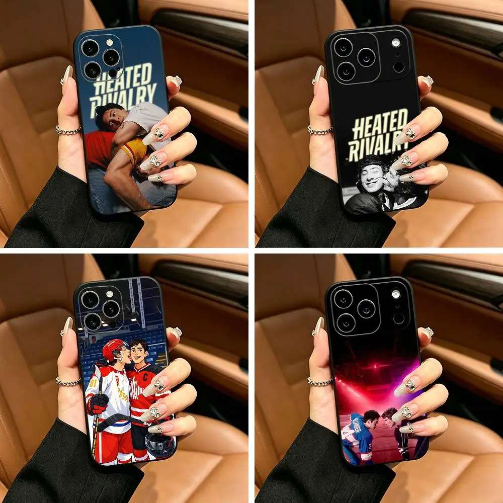 

H-Heated Rivalry Shane - Ilya Phone Case For iPhone 12 13 14 15 16 17 Pro Max, Lightweight and practical Soft Black Cover