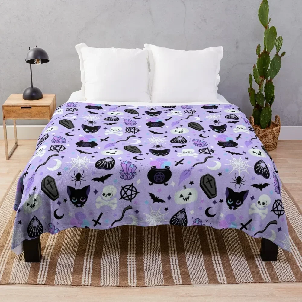 

Cute Witch Throw Blanket christmas decoration Luxury St anime Blankets