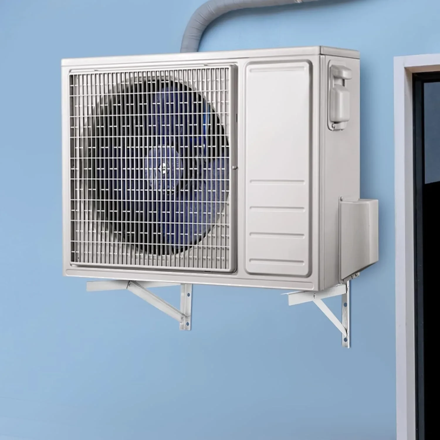 ขายึดติดผนังสำหรับเครื่องปรับอากาศแบบมินิสปลิต, ขายึดแบบพับได้สำหรับงานหนัก, ใช้ได้กับคอนเดนเซอร์ขนาด 7000-36000 บีทียู, สำหรับคอมเพรสเซอร์