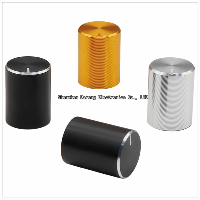 13×17MM aluminum-plastic knob  potentiometer adjustment cap  volume electronic instrument equipment switch cap  flower axis