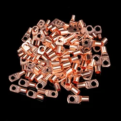 10/20/30pcs Copper Lug Ring Wire Connectors Battery Crimp Terminals Electrical Cable Connectors SC6-6 SC6-8 SC10-6 SC10-8 SC16-6