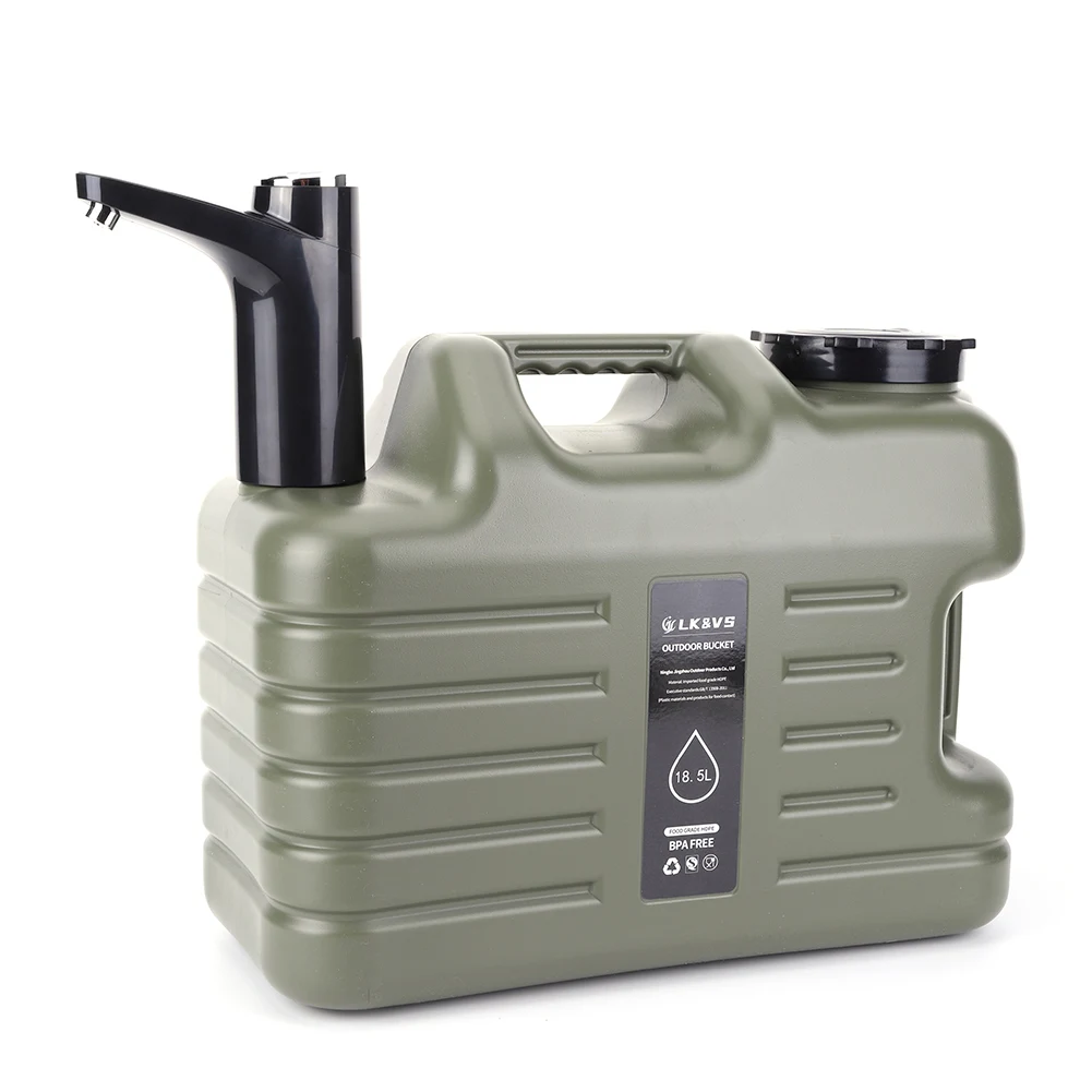 11l Outdoor-Wasser behälter große Kapazität Camping Wassers chnalle mit Wasserhahn & USB wiederauf ladbare elektrische Wasserpumpe Wassertank Spender – Detail 16
