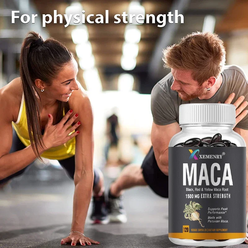 Maca Extract, Enhanced Potency Energy Booster, Anti-Fatigue Supplement