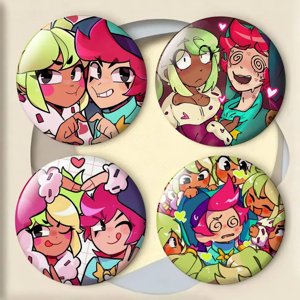 

M-Mandy C-Chester M-ManChester Laser Badge Creative Pins Brooch for Bag Clothes Hat Decor Gifts Fans Collect