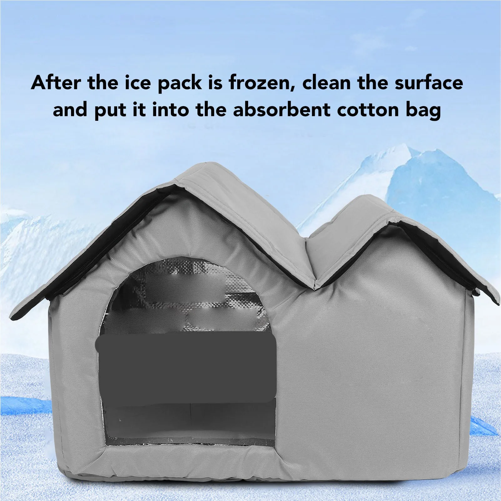 

Cat Cooling House Long Lasting Cooling Oxford Cloth Bite Resistant Pet Cooling House for Cat Dog Cat Cooling House