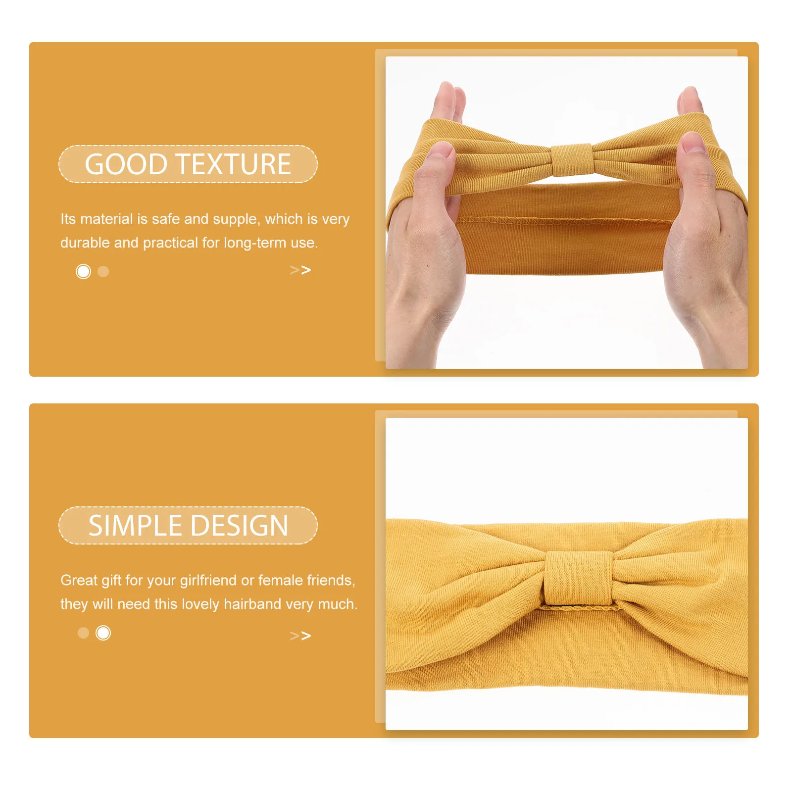 

2Pcs Face Washing Headband Lightweight Portable Supple Design for Makeup Facial Cleaning Absorbing Elastic Hairband