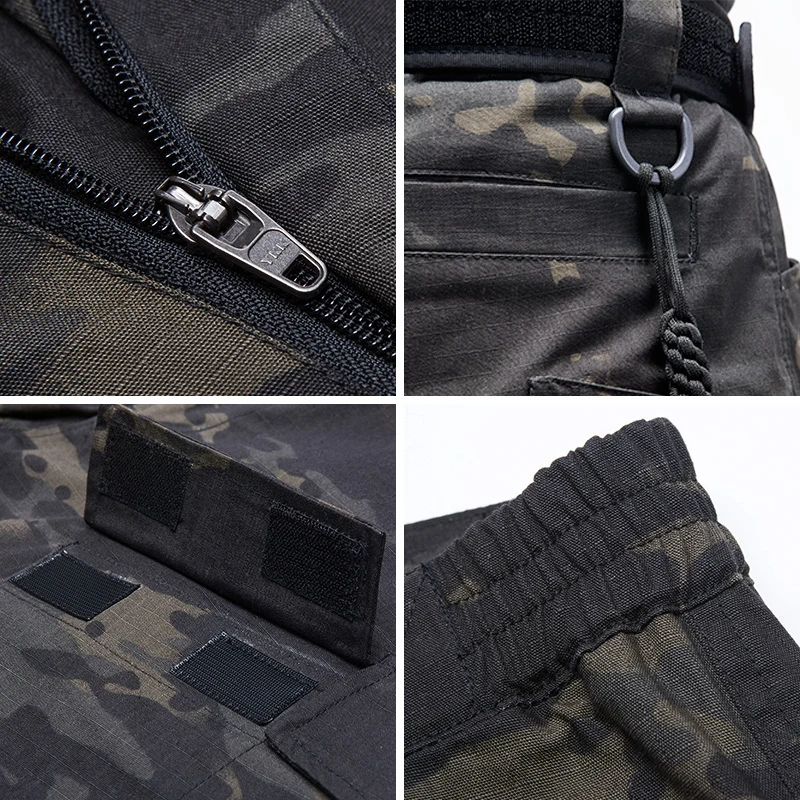 FREE SOLDIER outdoor sports tactical military camouflage pants man trousers with multi pocket for camping hiking