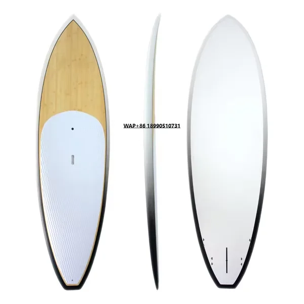 

Factory Direct Sale Custom EPS Clear Epoxy Wood Fiberglass Surf SUP Board Surf Board