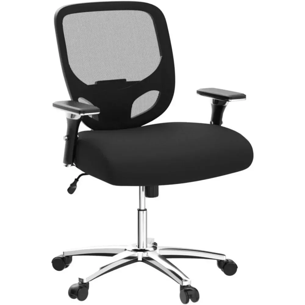 Heavy Duty Ergonômico Mesh Office Cadeira, Computador Cadeira Secretária Executiva, 500lbs