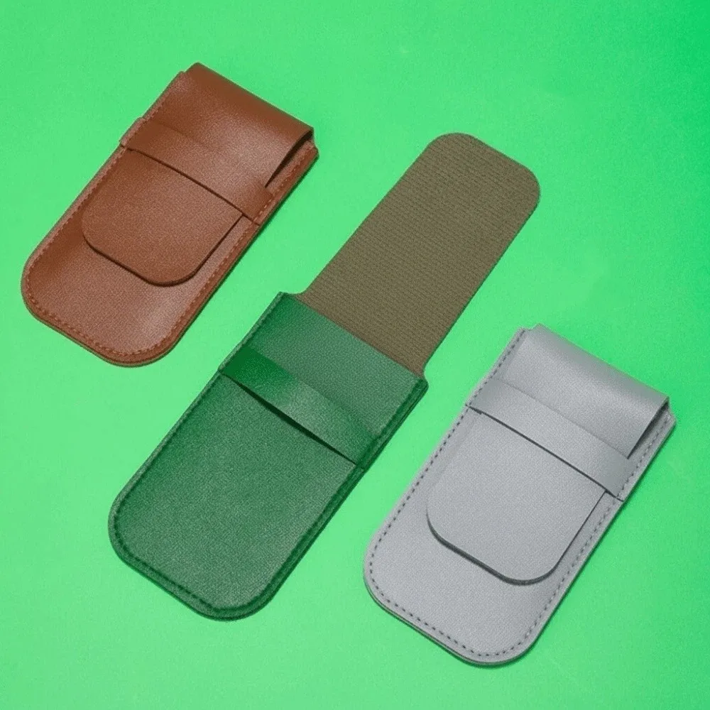 

New PU Watch Bag Organizer Flip Cover Anti-Scratch Jewelry Bags Anti-Dust Solid Color Watch Placement Bag Gift