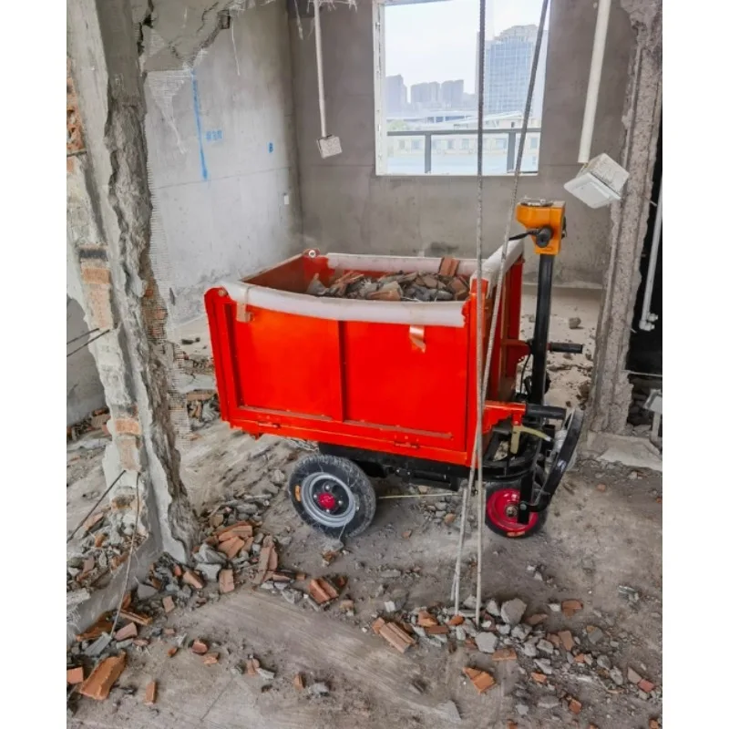Mini-Raupenkipper, selbstladender Lader, elektrischer leichter LKW, Dreirad, Wagen, Trolley, Mini-Dumper
