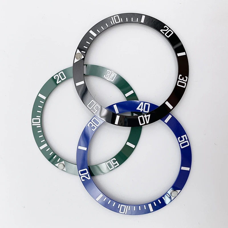 Hot New Exquisite 40MM Luminous Ceramic Bezel Digital Scale Bezel Outer Ring Men'S Watch Replacement Dial Bezel Insert Dial Ring