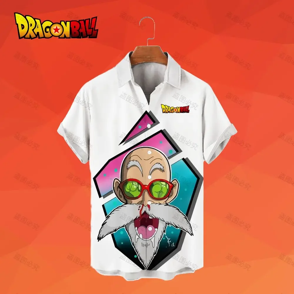 

Dragon Ball Z Vegeta Men's Shirts Oversized Beach Style 2026 Goku Hawaiian Shirt Cool Fashion Harajuku 5XL Aesthetic Clothing
