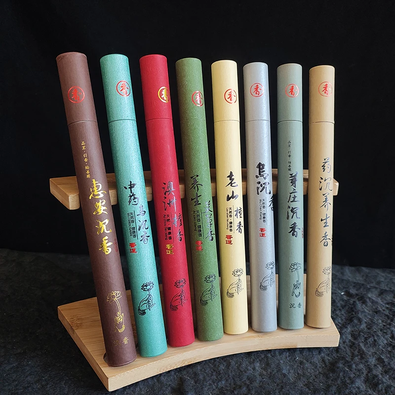 40 sticks Natural Sandalwood Incense Sticks for Home Aroma Blessing Ceremony Buddha Pray Stick Home Fragrance Woodland Incense