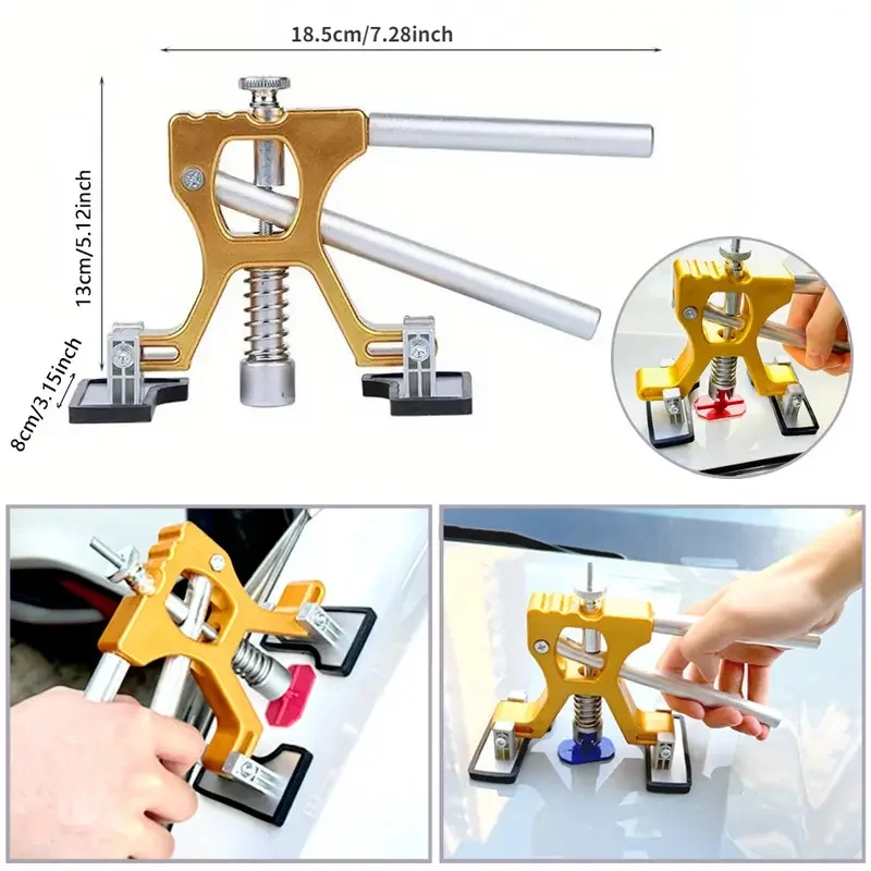 

New car dent repair tool, scar repair kit, automobile unpainted body dent removal kit and automobile dent puller.
