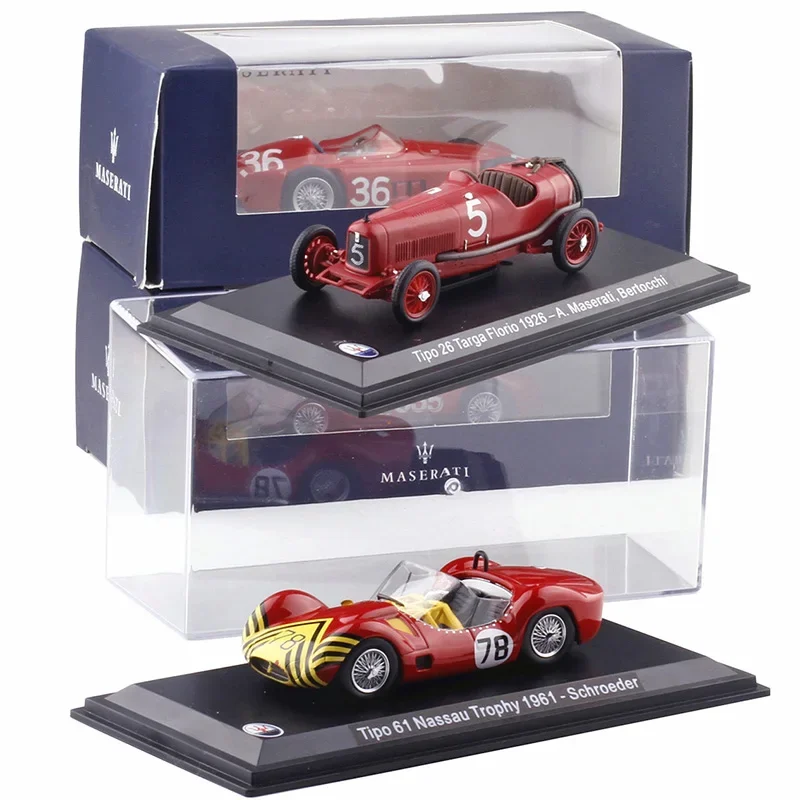 Lamborghini Maserati-Coche de aleación de Metal fundido a presión, escala 1:43, juguete para niños, colección de regalos