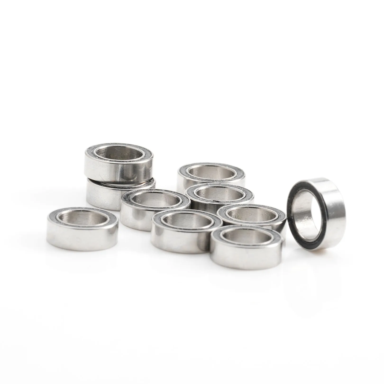 R168RS Lager ABEC-7 10Pcs 1/4 "x3/8" x1/8 "zoll Miniatur R168 2RS Ball lager Für RC Modell Teile R168-RS RI-614DD – Detail 5