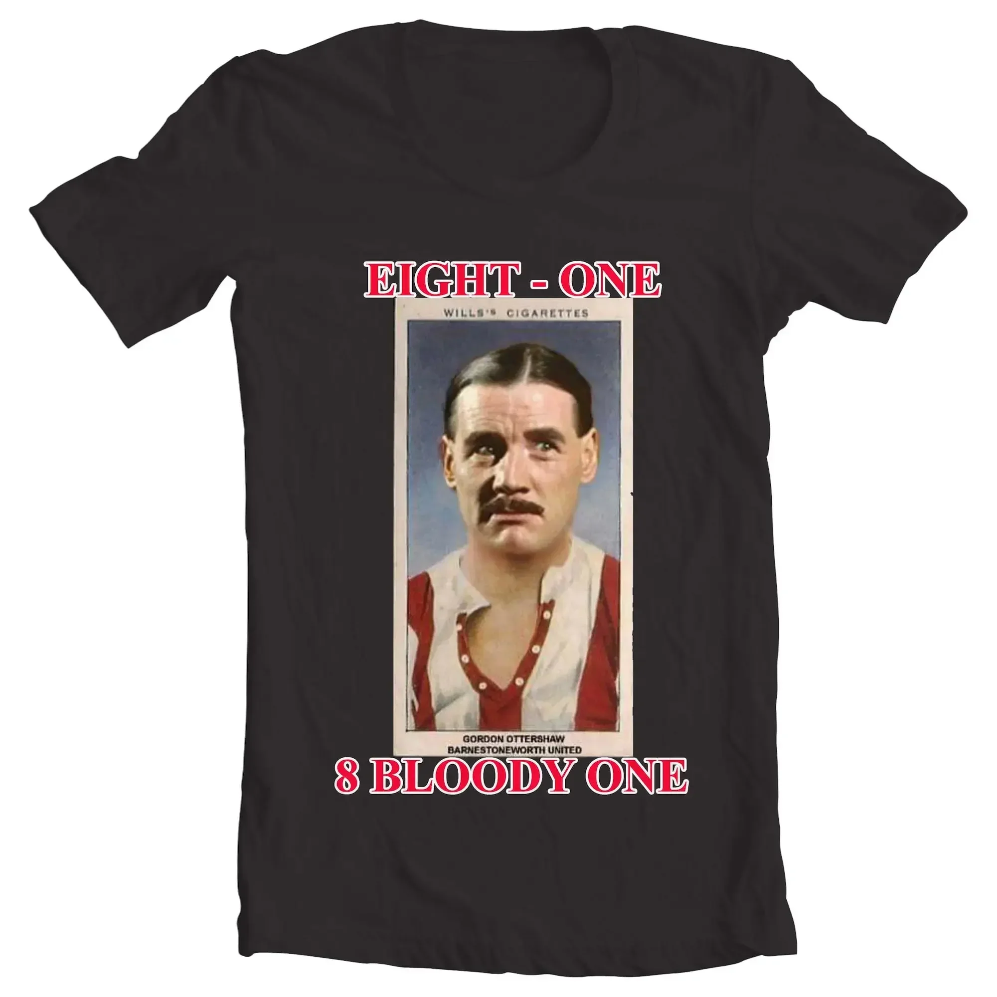 Ripping Yarns Barnestoneworth United 8 Bloody 1 TShirt