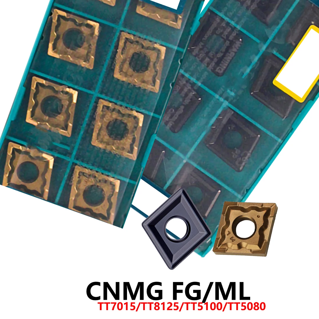

Original CNMG120404 CNMG120408 CNMG120412 CNMG190612 FG ML CNMG120404FG CNMG120404ML TT5100 TT5080 Carbide Inserts CNMG Tools