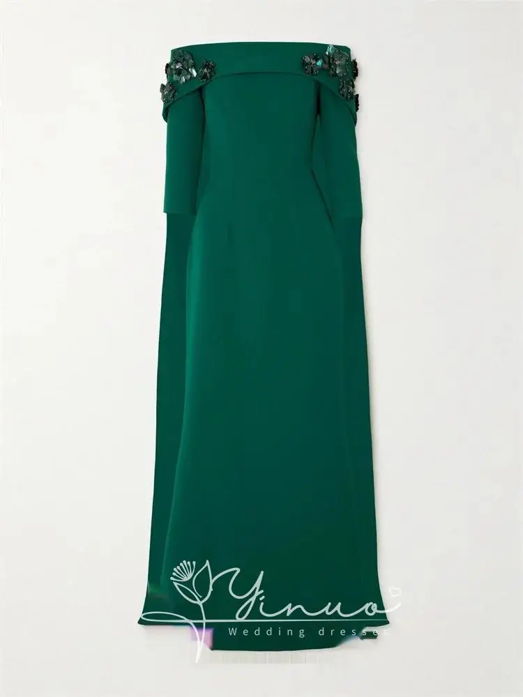 customized Evening Dresses A-Line Strapless Crepe for Special Occasions Formal Gowns Elegant Party Dresses Woman For Dubai 2025