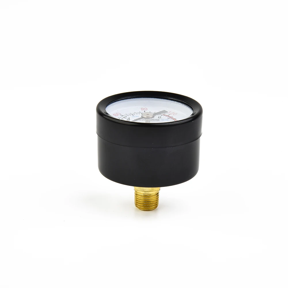 Compressor Gauge Air Compressor Iron Shell Pneumatic Y40 Horizontal Hydraulic Pressure 0-12Bar 0-180PSI Manometer 42*40mm