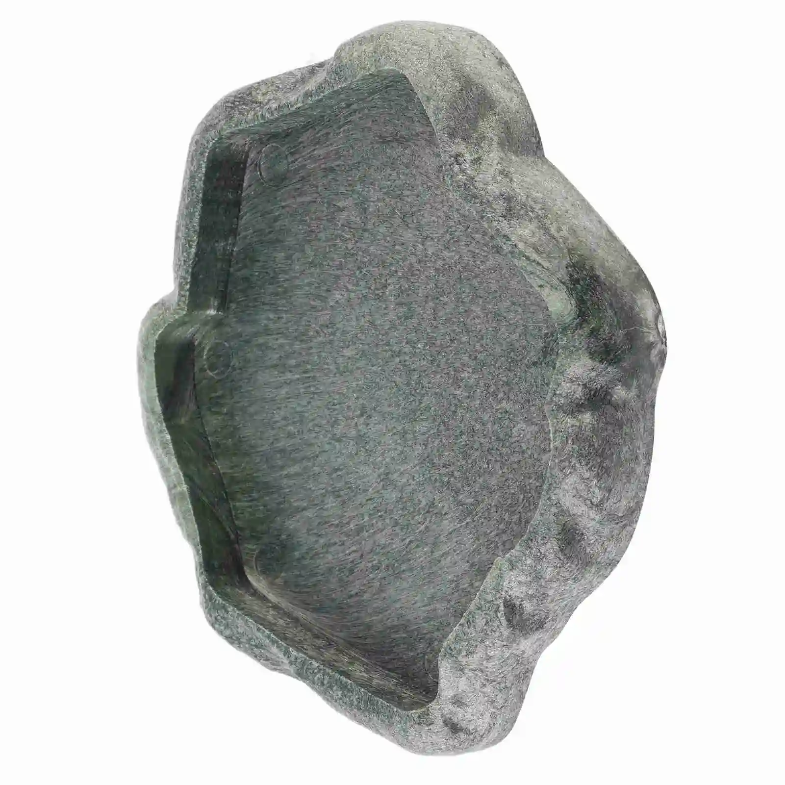 Resin Durable Reptile Rock Food and Water Dish Feeder Bowl for Tortoise Lizard