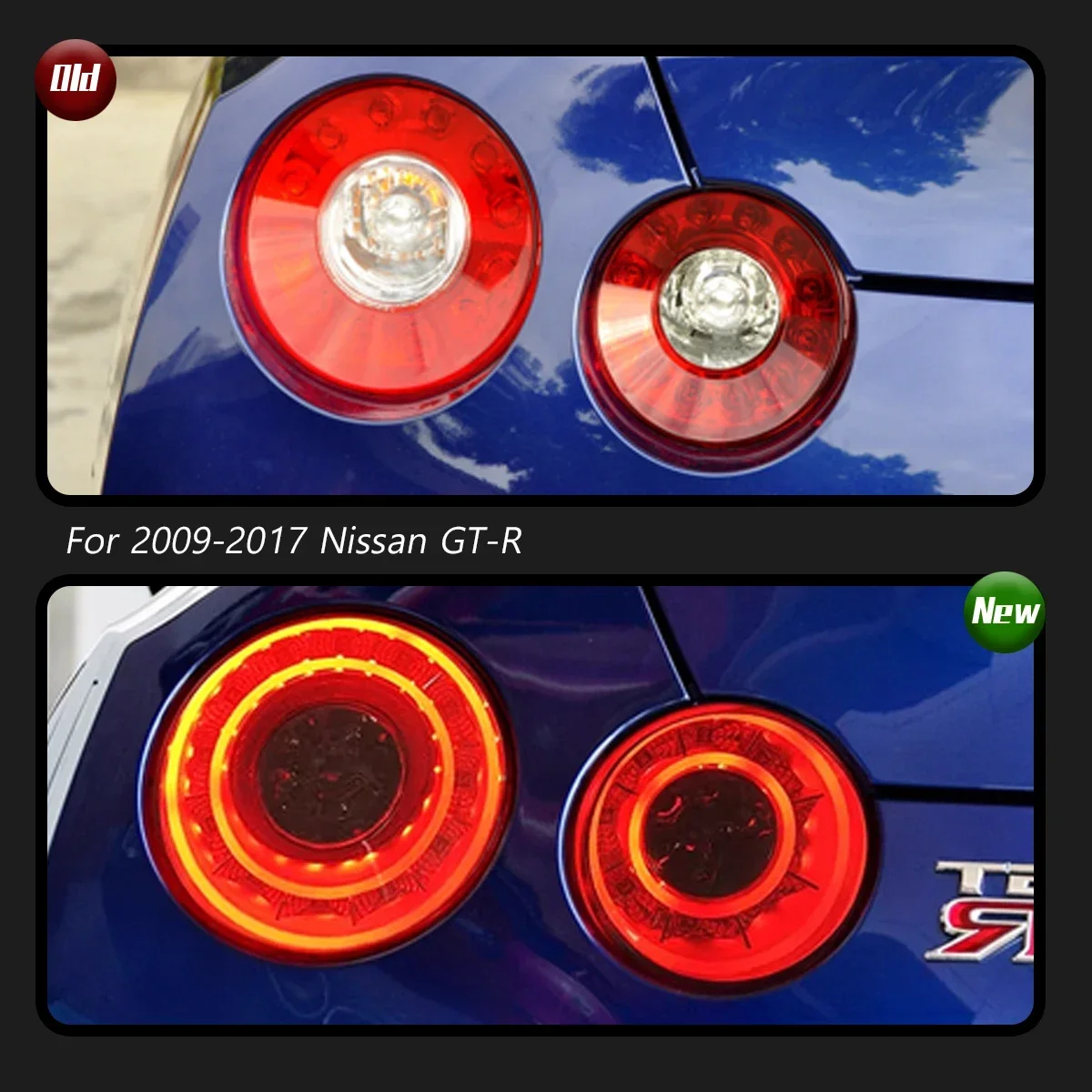 

Car Tail Lamp For Nissan GT-R 2009-2023 Modified to New Dynamic Turn Signal Car LED Taillight Assembly
