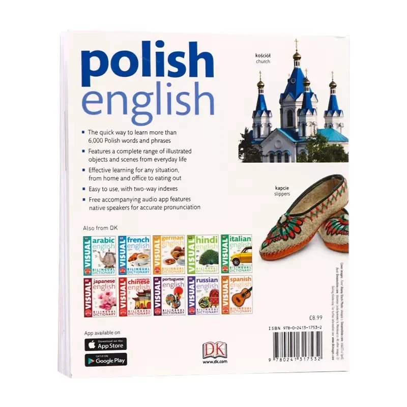 DK Polish English Bilingual Visual Dictionary Bilingual Contrastive Graphical Dictionary Book