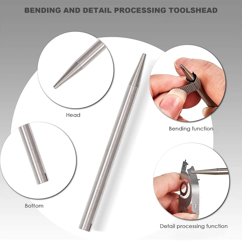 12 Metal DIY Model Kits Tool,Metal Model Long Edge Bending Tools Tab Twisting Tool Cylinder Cone Shape Bend Assist Tool