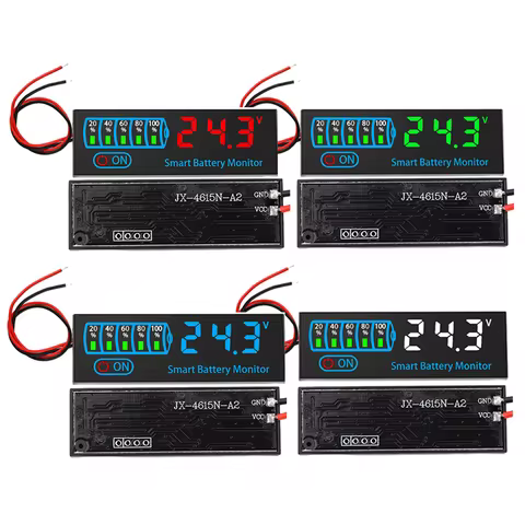 DC7-55V 3-14S Acid/Lithium Battery Level Indicator Universal Battery Charge Indicator Board Voltage Battery Charging Tester