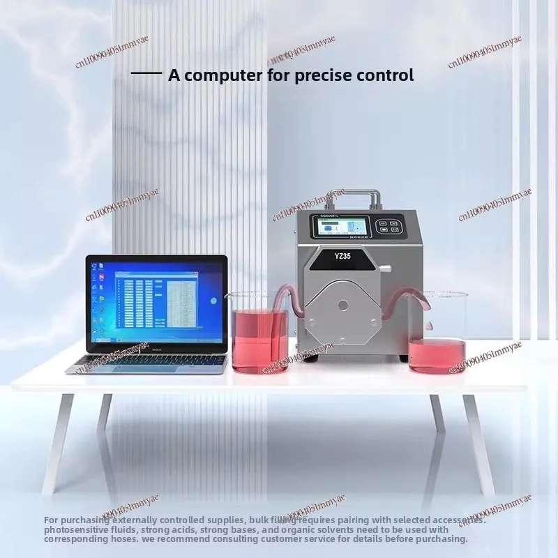 Industrial large flow series peristaltic pump water reducer constant current multi-channel filling machine
