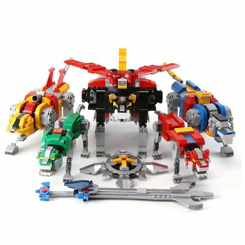 Voltron Defender Of The Universe Toy Beast King GoLion Movie Toy Building Blocks Bricks Compatible 21311 Christmas Birthday Gift